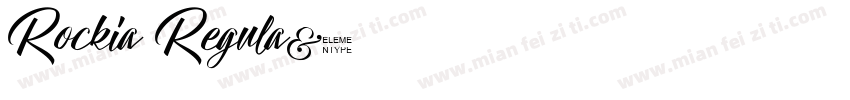 Rockia Regula字体转换